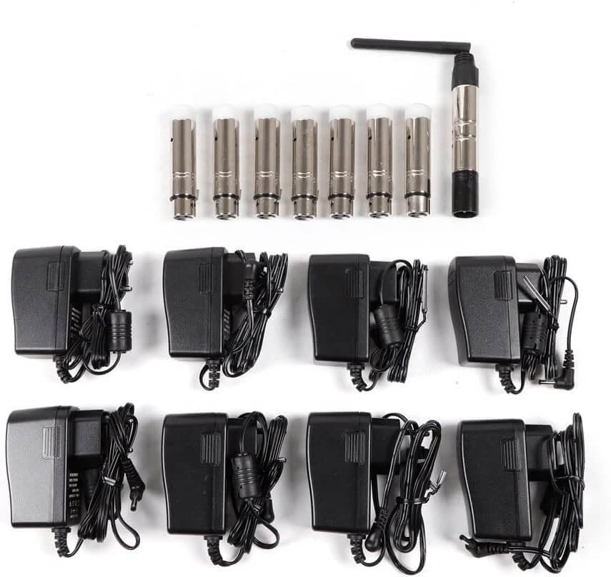 DMX512 Émetteur avec 4 récepteurs sans fil 2,4 G